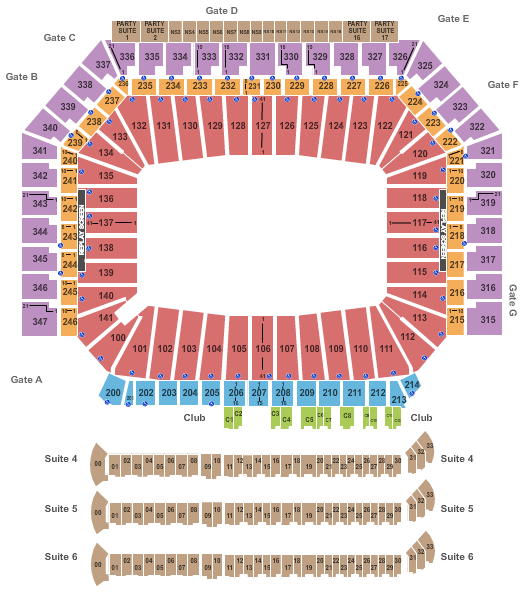 Monster Jam Ford Field Seating Chart